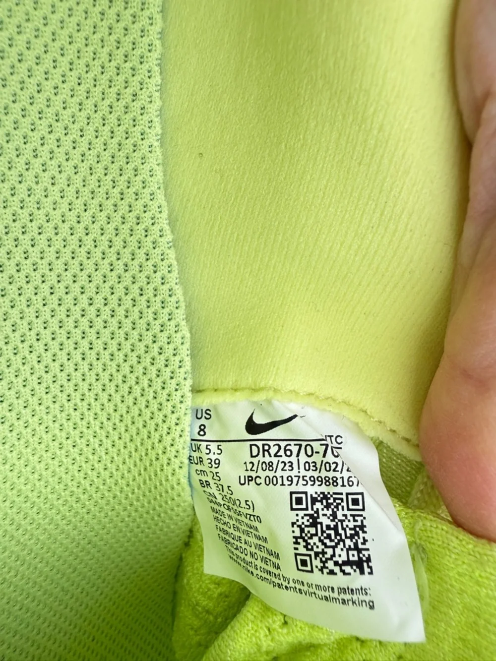 Women's Nike ReactX Infinity Run Flyknit 4 _size 8 - Picture 7 of 16
